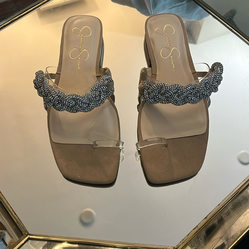Jessica Simpson Rowine Toe Loop Flat Sandal